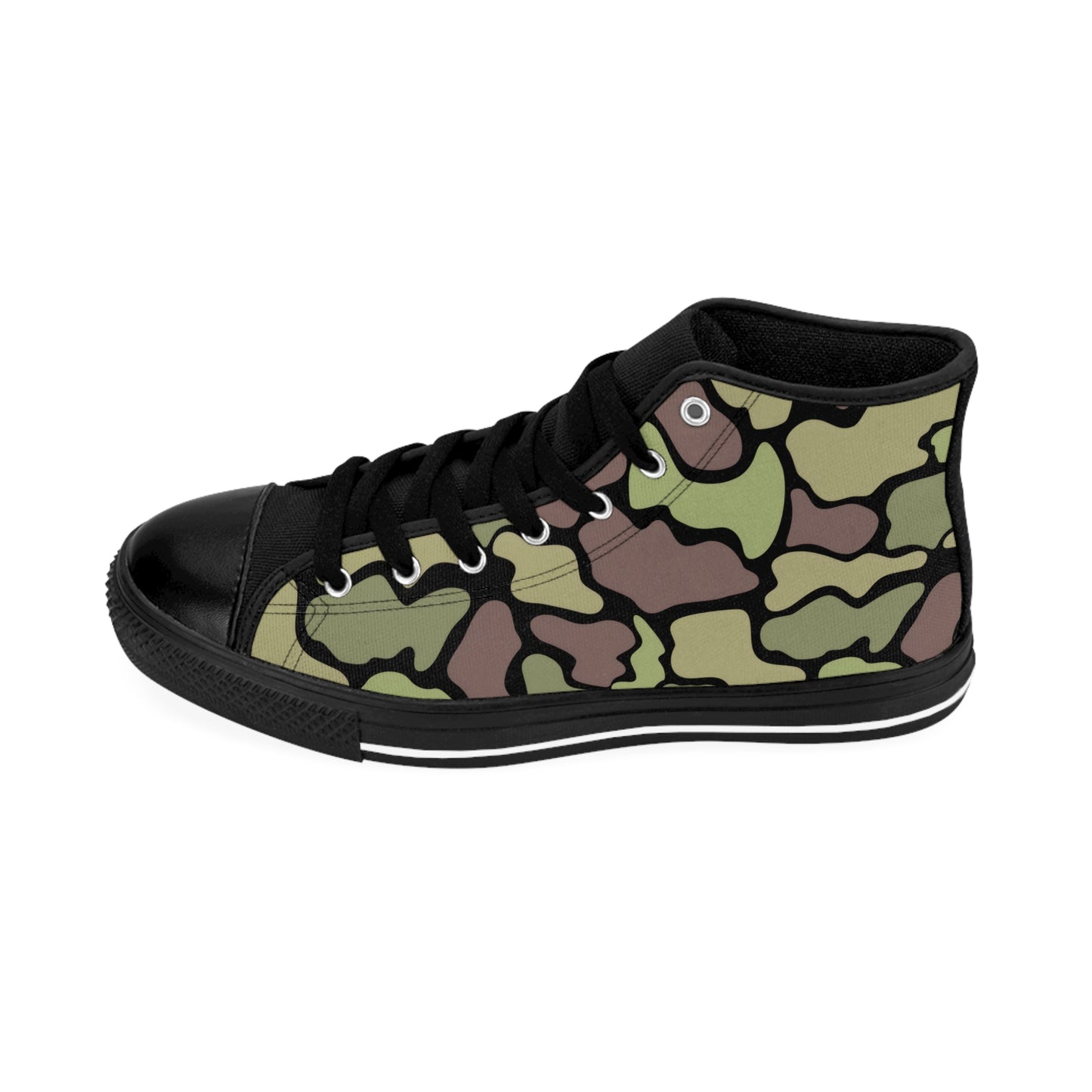 Women's Custom Classic Style Camouflage/Black Sneakers