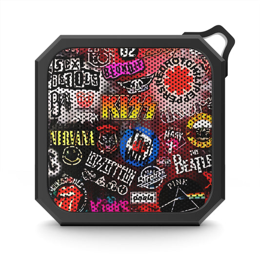 Blackwater Outdoor Waterproof Bluetooth Speaker, Rock Band logos