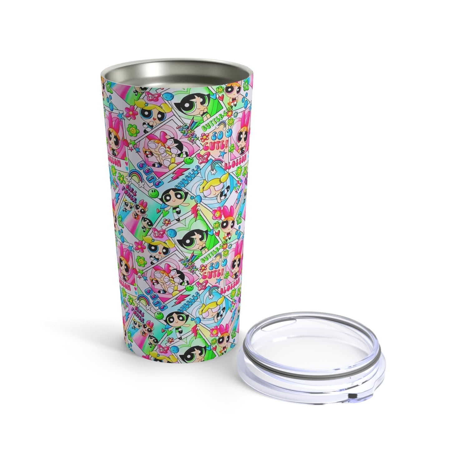 Power puff Girls Anime Design, 20oz Tumbler Cup