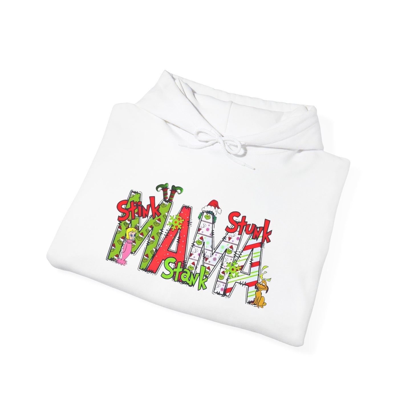 Personalized Mama Grinch Heavy Blend Hooded Sweatshirt, Womens Hoodie