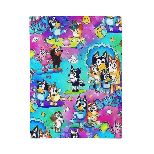 Bluey Velveteen Plush Blanket 30x40