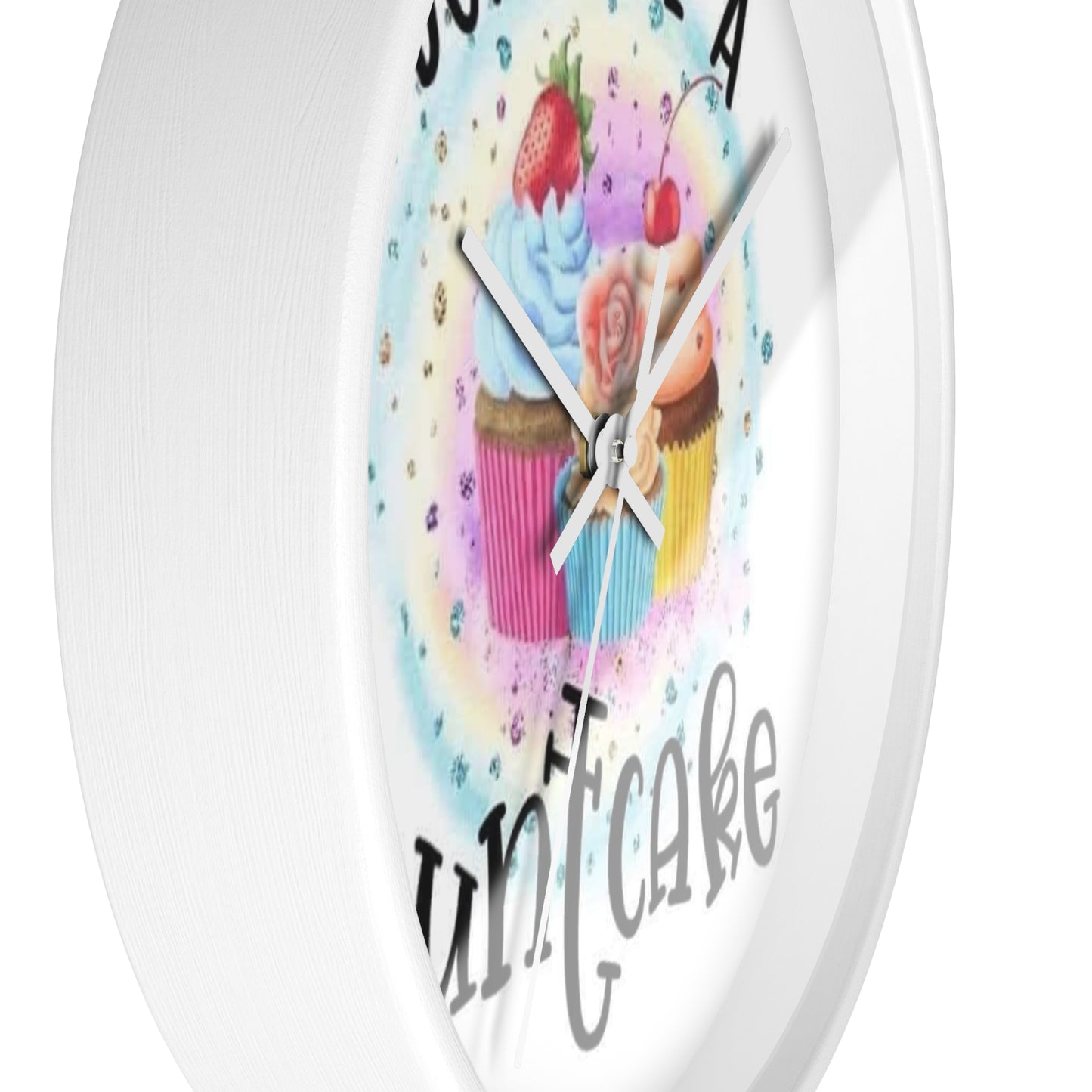 "Dont Be a CuntCake" Funny Cupcake kitchen Wall Clock Colorful