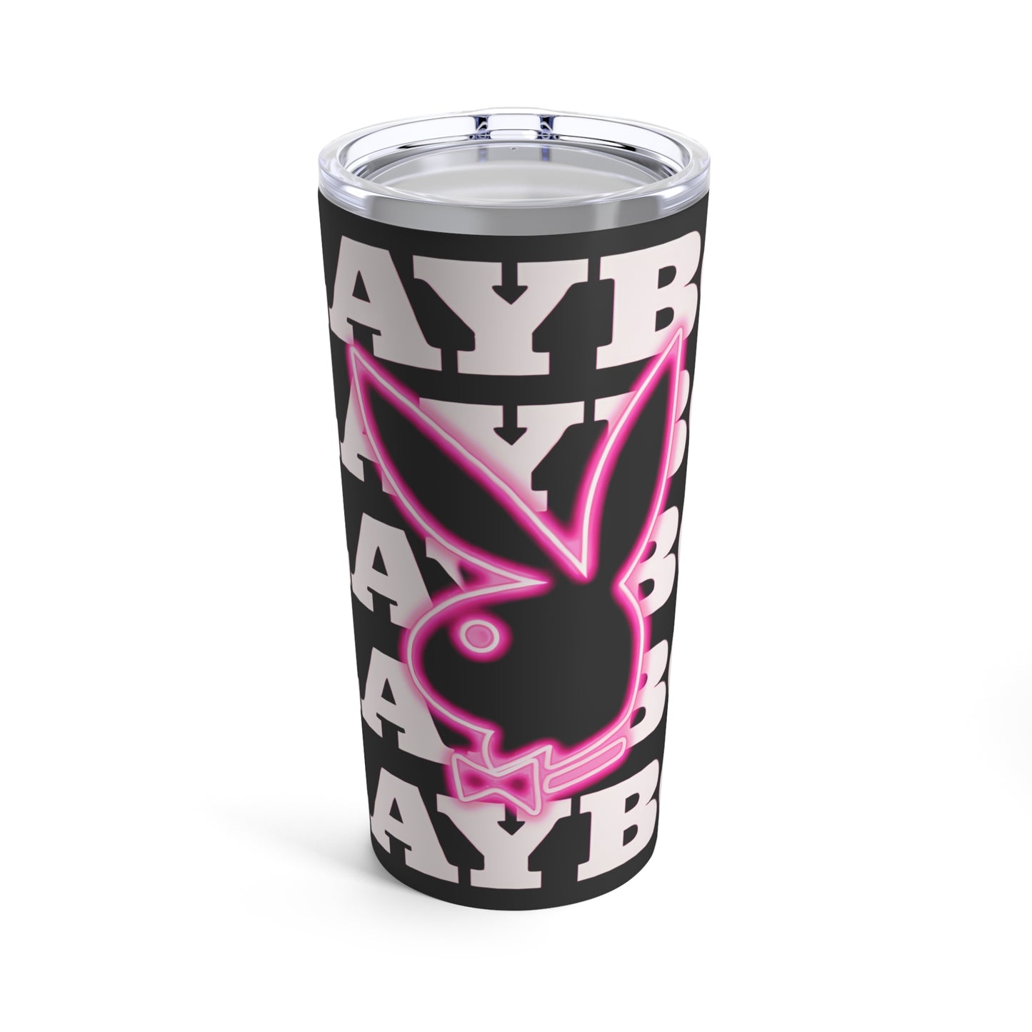 "PlayBoy" Stainless-Steel 20oz Tumbler, PlayBoy Bunny