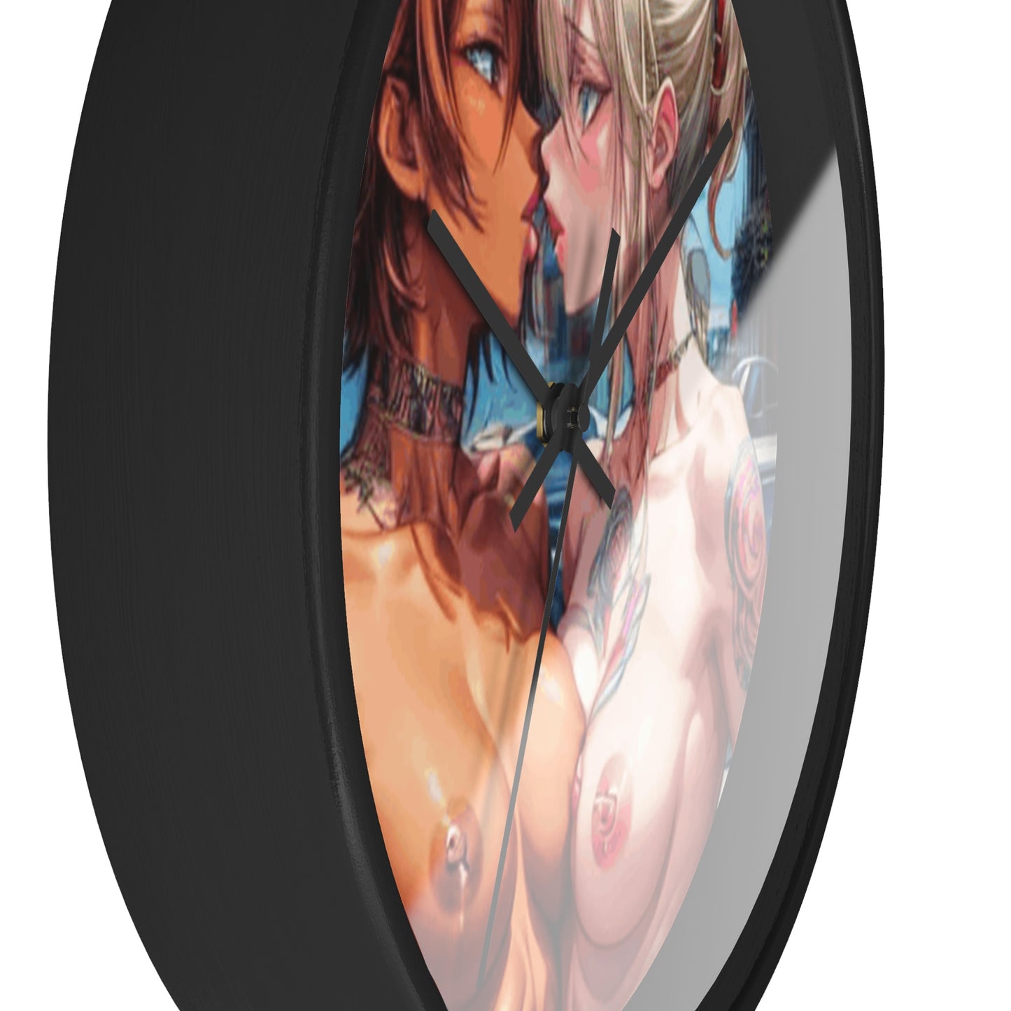 Adult Uncensored Anime Graphic Sexy Girl Wall Clock Art Mancave Decor