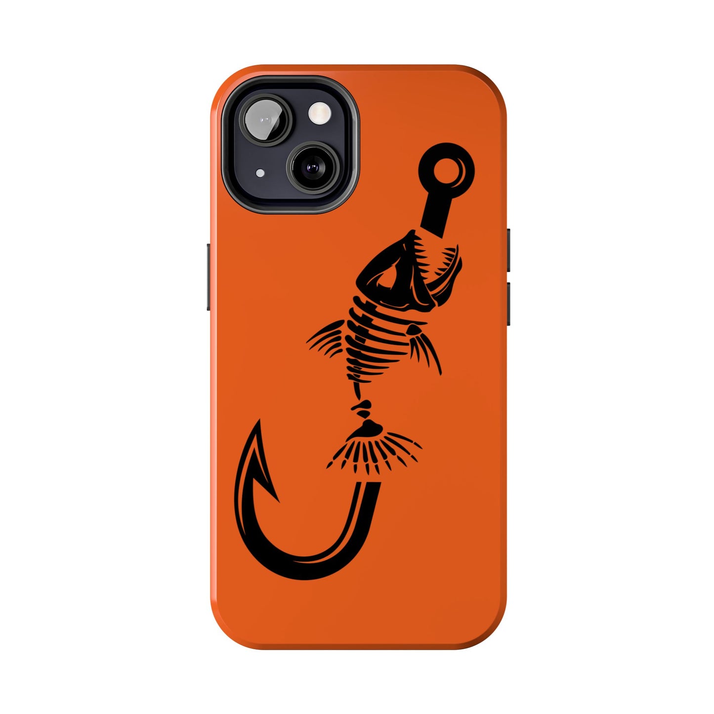 Apple iPhone (13-15 Pro Max), Resistant Tough Phone Cases, Fish Bone, Country, Fishing