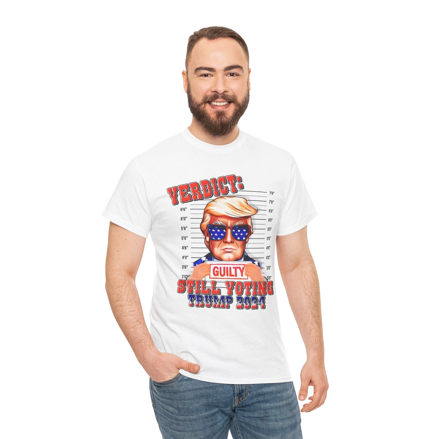 Trump Tee Unisex T-Shirt, Voting for the Felon, 2024 Election