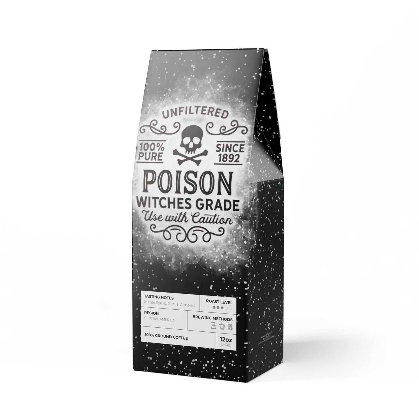 Broken Top Coffee Blend (Medium Roast) "Unfiltered Witches Poison", Gag Gift