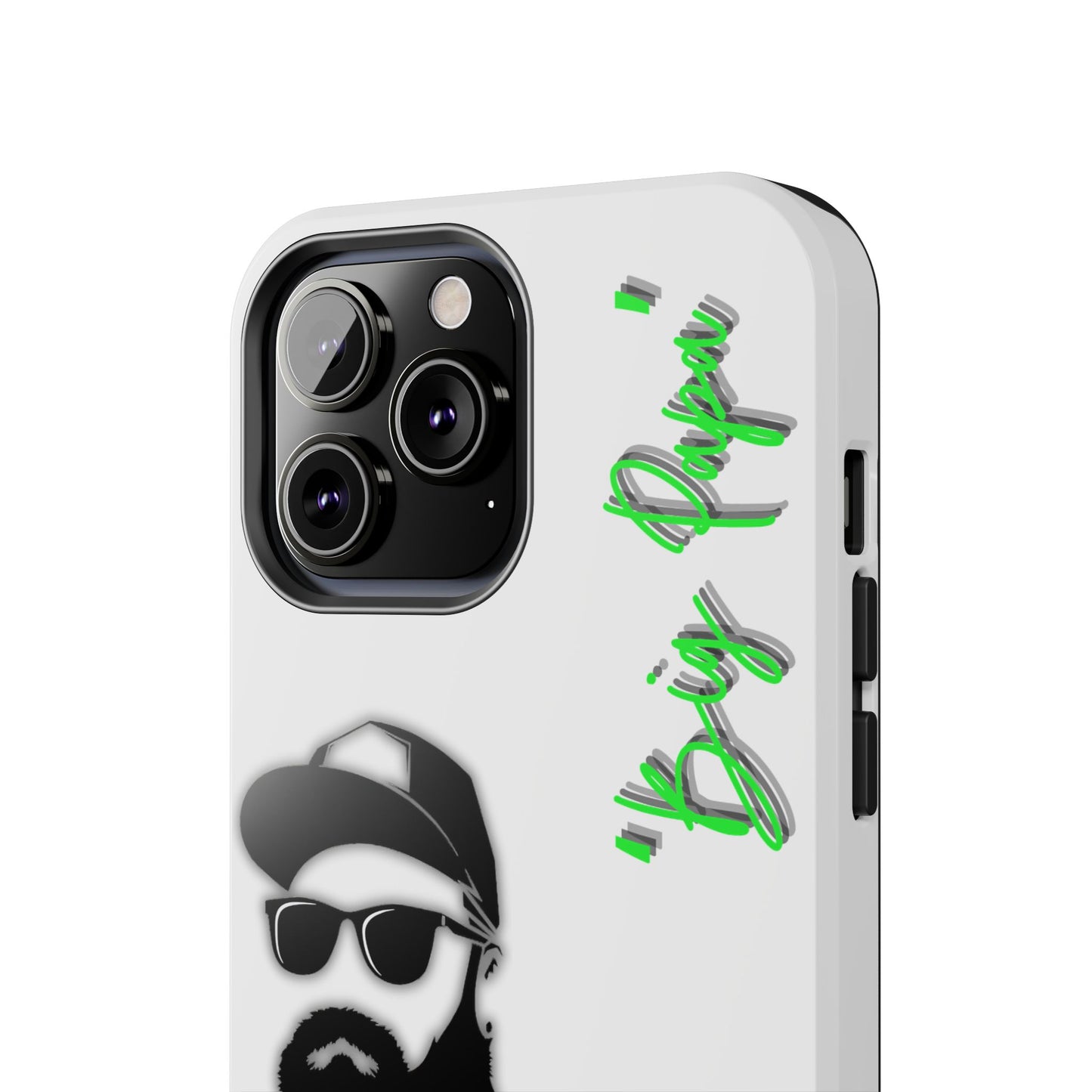 "Big Papa" Apple iPhone (13-15 Pro) Tough/ Impact Resistant Phone Case