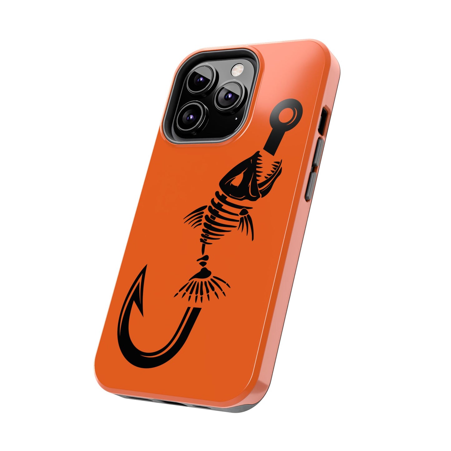 Apple iPhone (13-15 Pro Max), Resistant Tough Phone Cases, Fish Bone, Country, Fishing