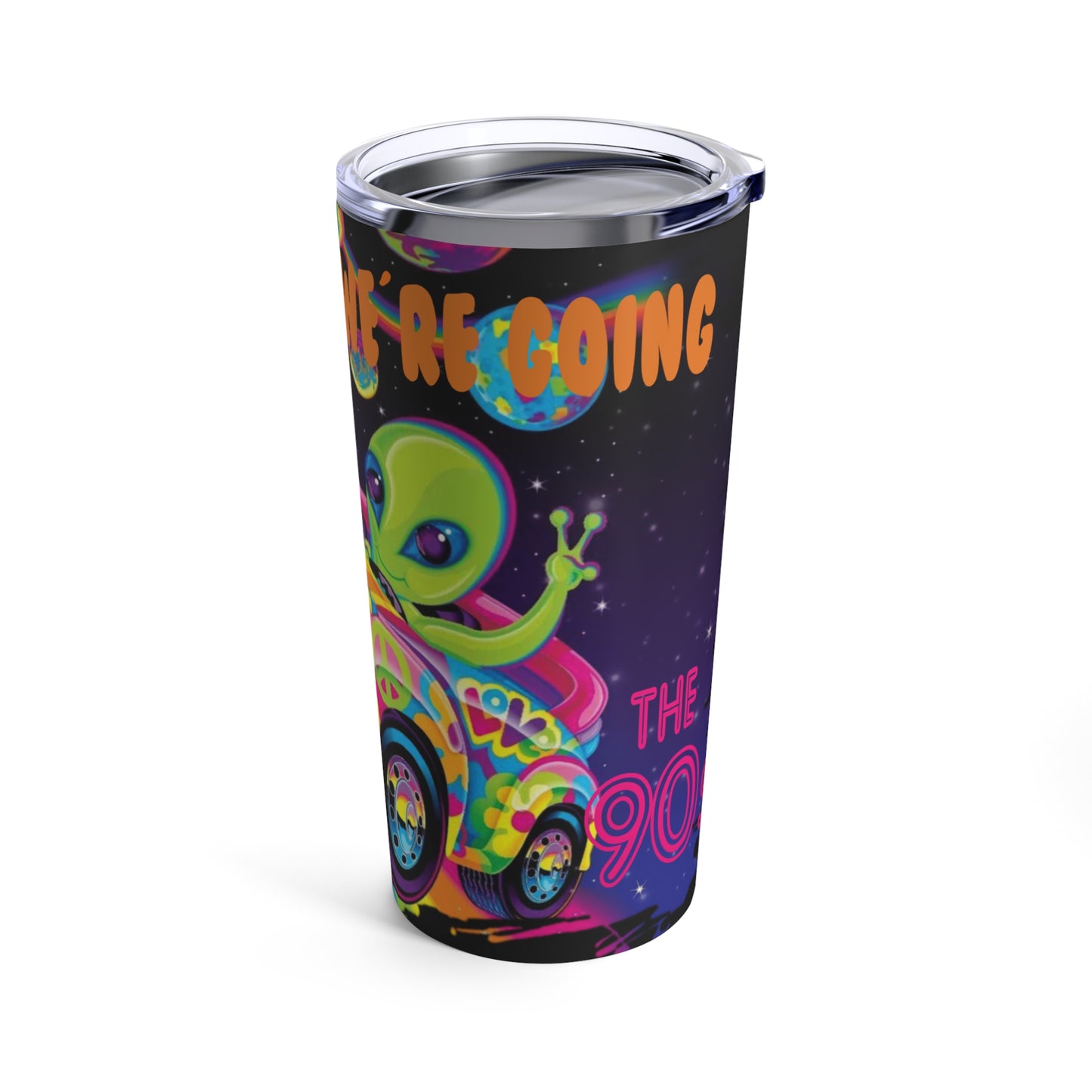 Zoomer & Zorbit, 20oz Stainless-Steel Tumbler.. Lisa Frank Inspired