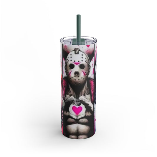 SexyLove Halloween Men Maker Skinny Matte Tumbler, 20oz