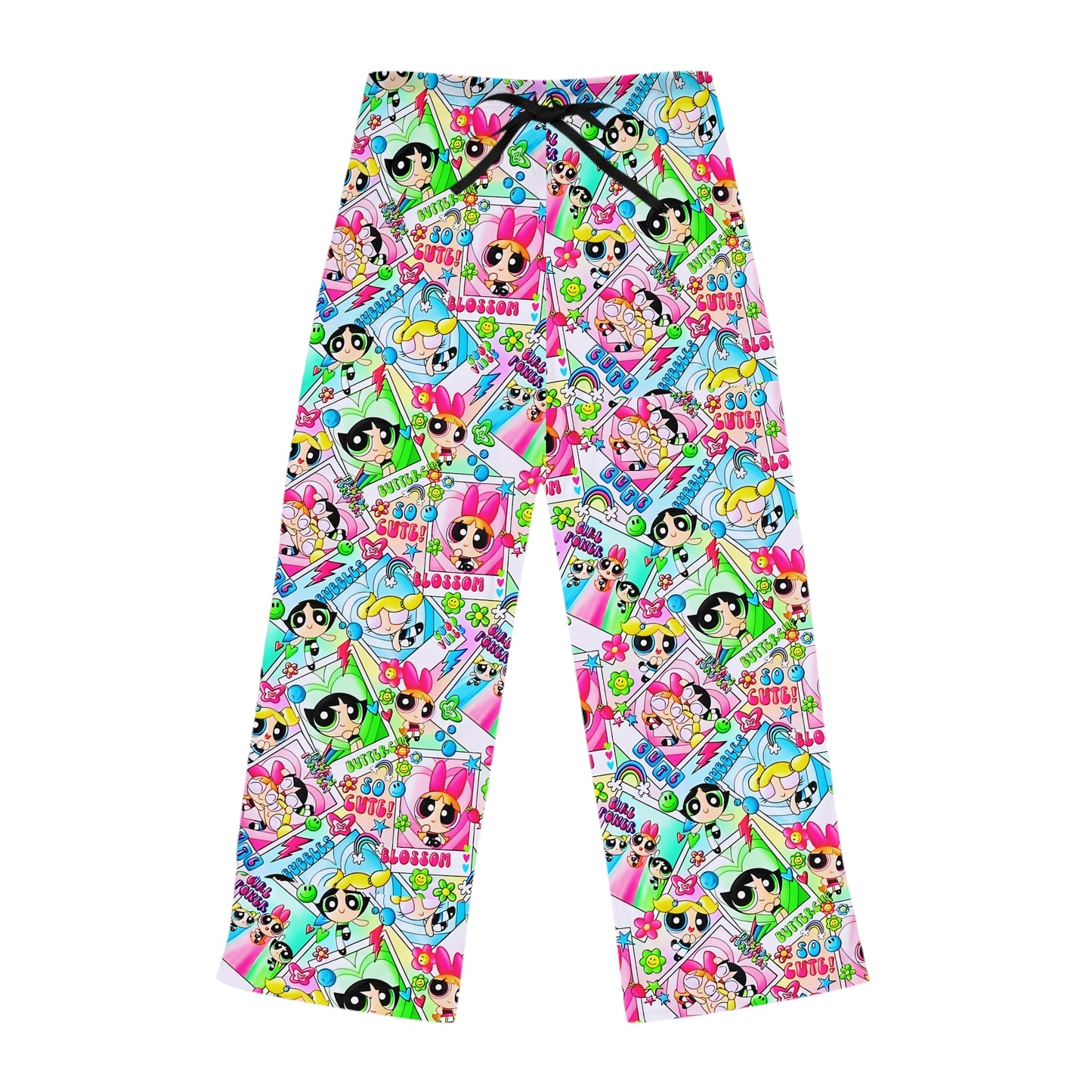 Womens "Power Puff Girls" Pajama Pants, Womens Stylish Loungewear