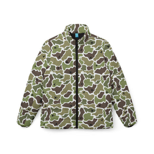 Camouflage/Mallard Duck Women’s Puffer Jacket Hunter/Gift