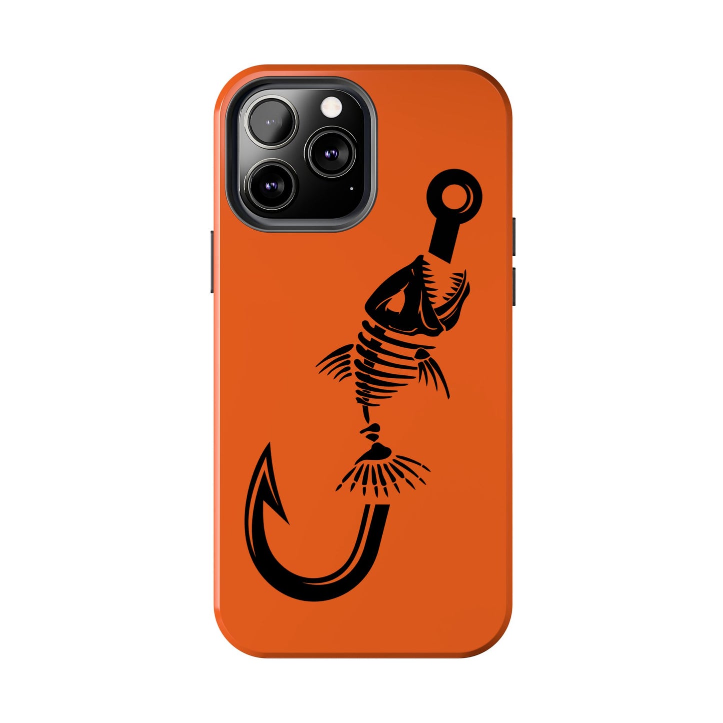 Apple iPhone (13-15 Pro Max), Resistant Tough Phone Cases, Fish Bone, Country, Fishing