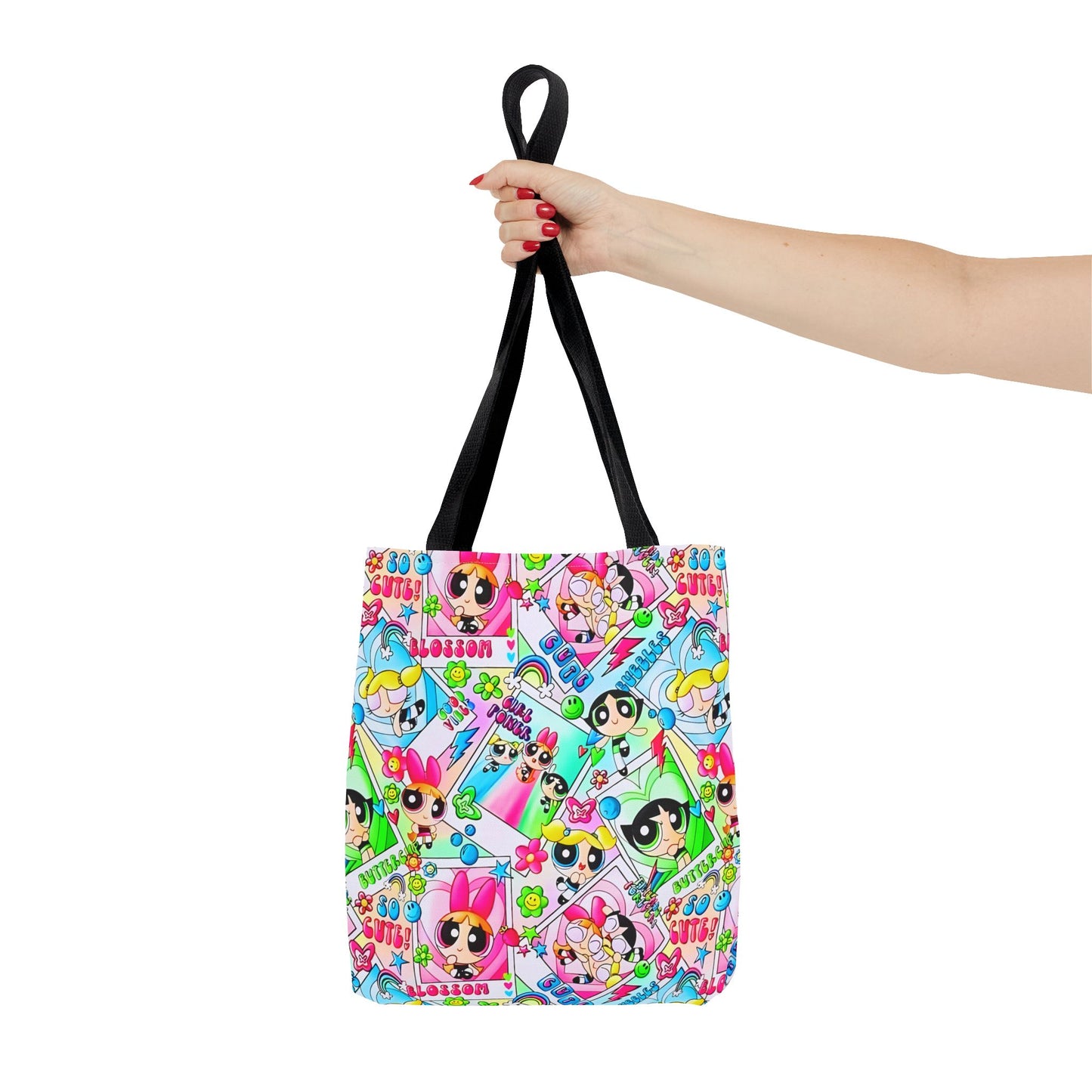 Power Puff Girls Tote Bag/ Pocket Book (3 Sizes) Christmas Gift