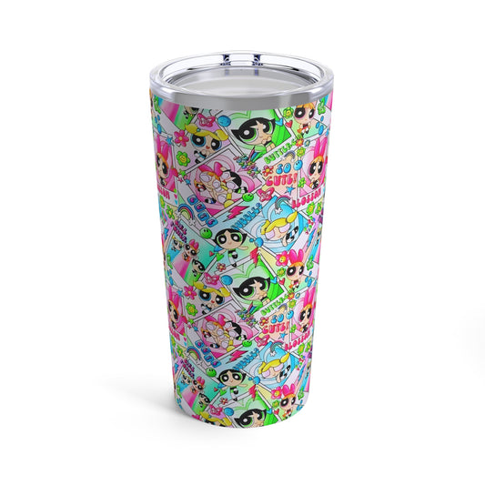 Power puff Girls Anime Design, 20oz Tumbler Cup