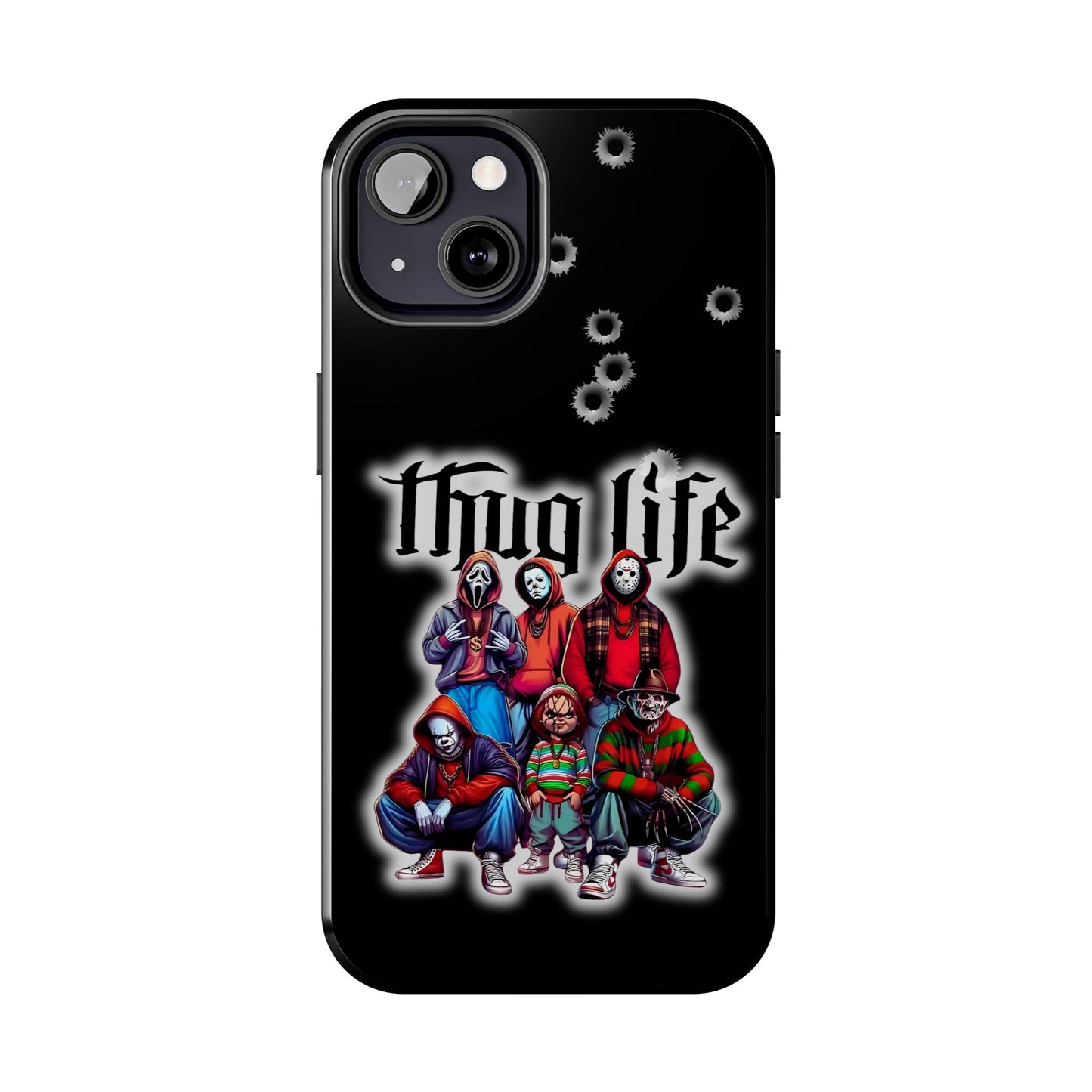 Apple iPhone, Tough Phone Case (11-15 Pro Max), Halloween, "Thug Life"