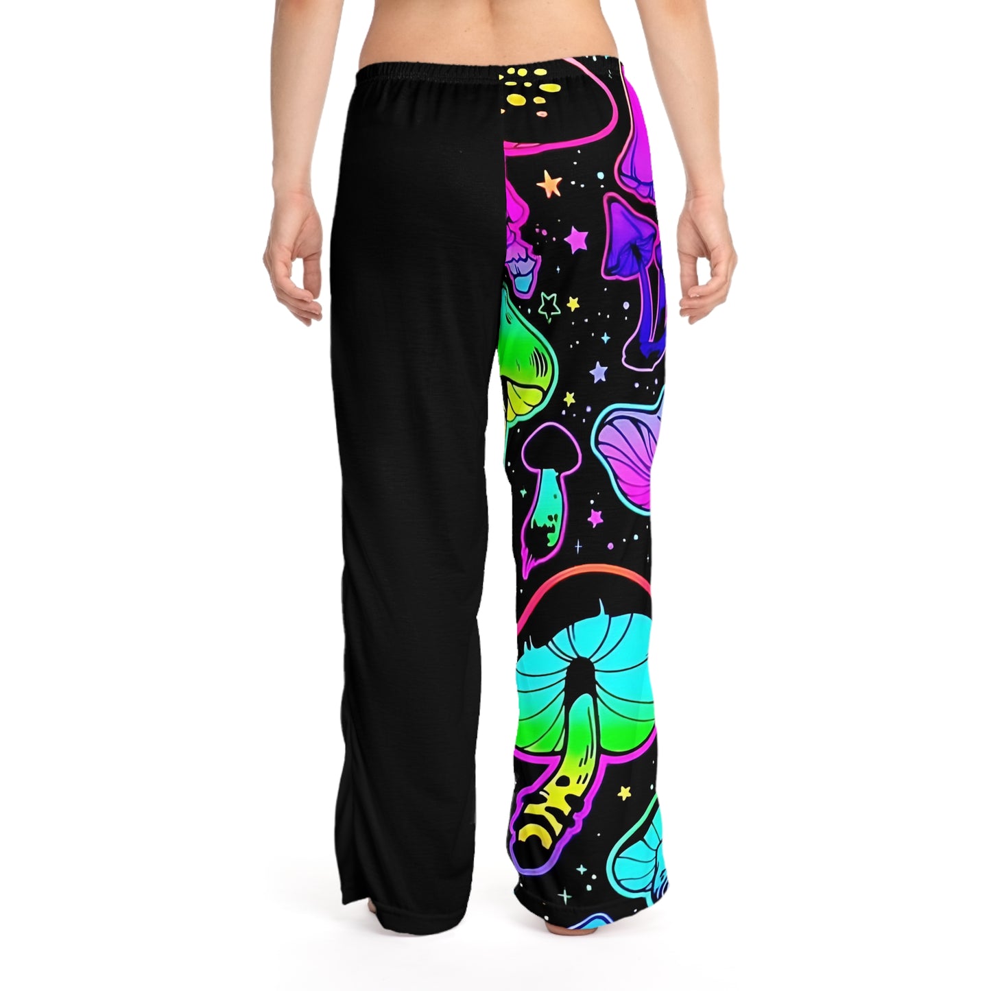 Women's Pajama Pants, "Life is Better With Shrooms", Relaxed Lounge Pants NEW