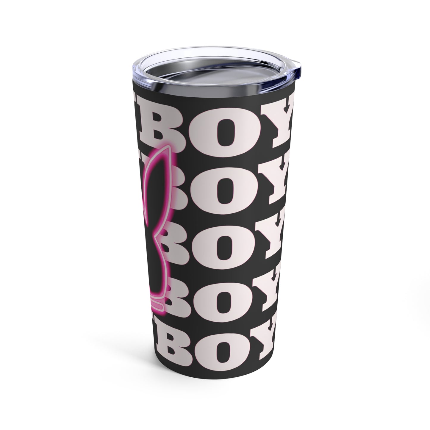 "PlayBoy" Stainless-Steel 20oz Tumbler, PlayBoy Bunny