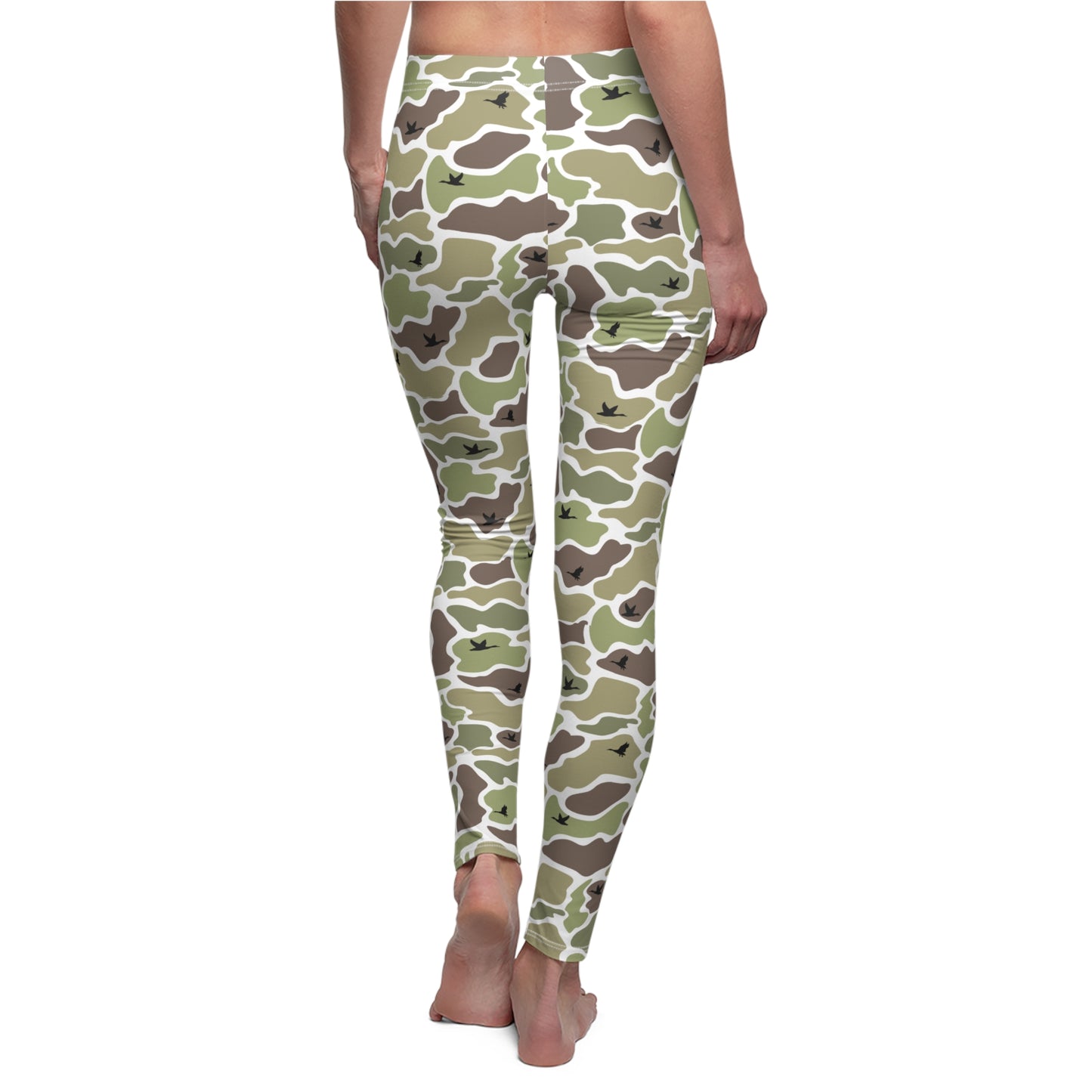 Women's Camouflage/Mallard Duck, Casual Comfort Leggings, Hunter Gift