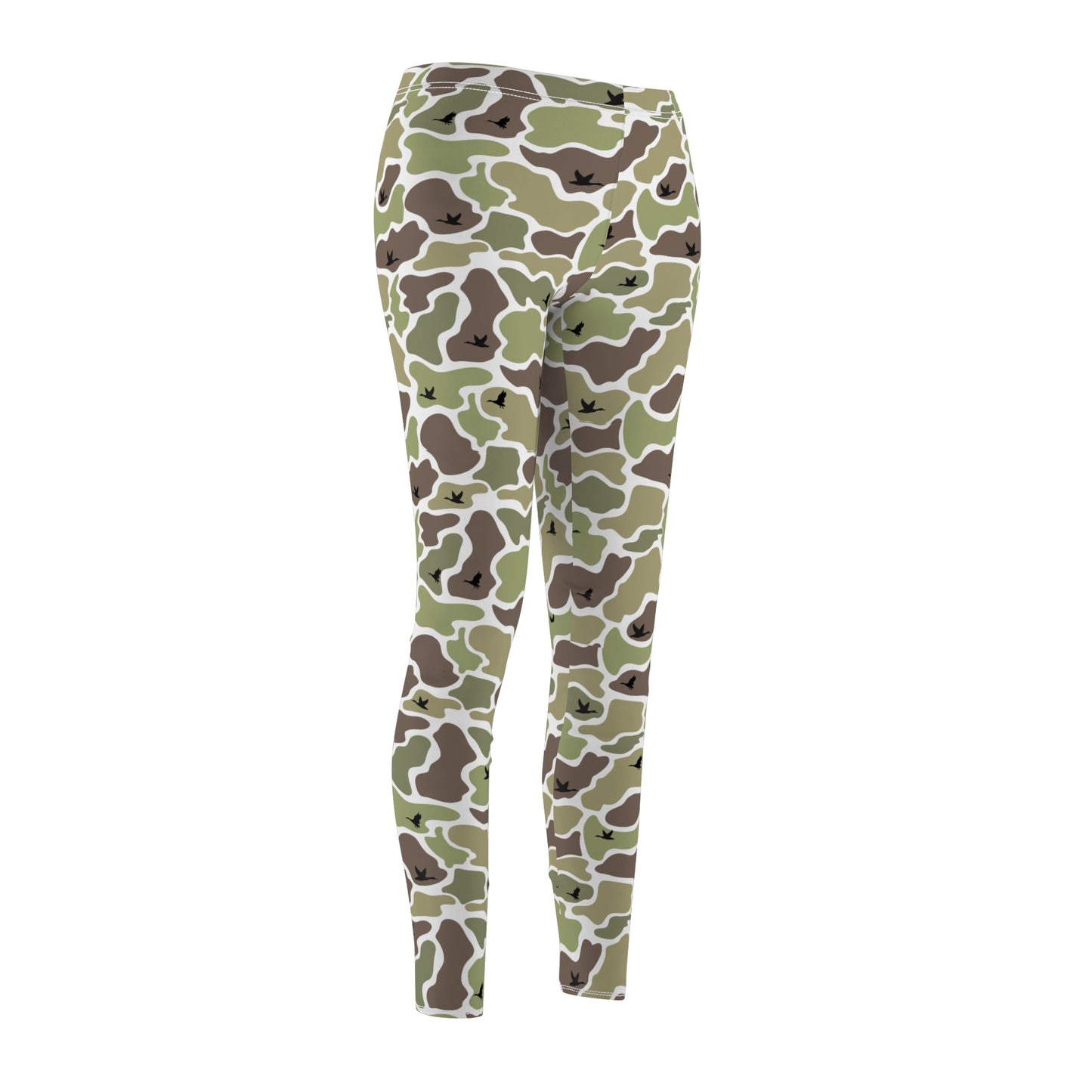 Women's Camouflage/Mallard Duck, Casual Comfort Leggings, Hunter Gift