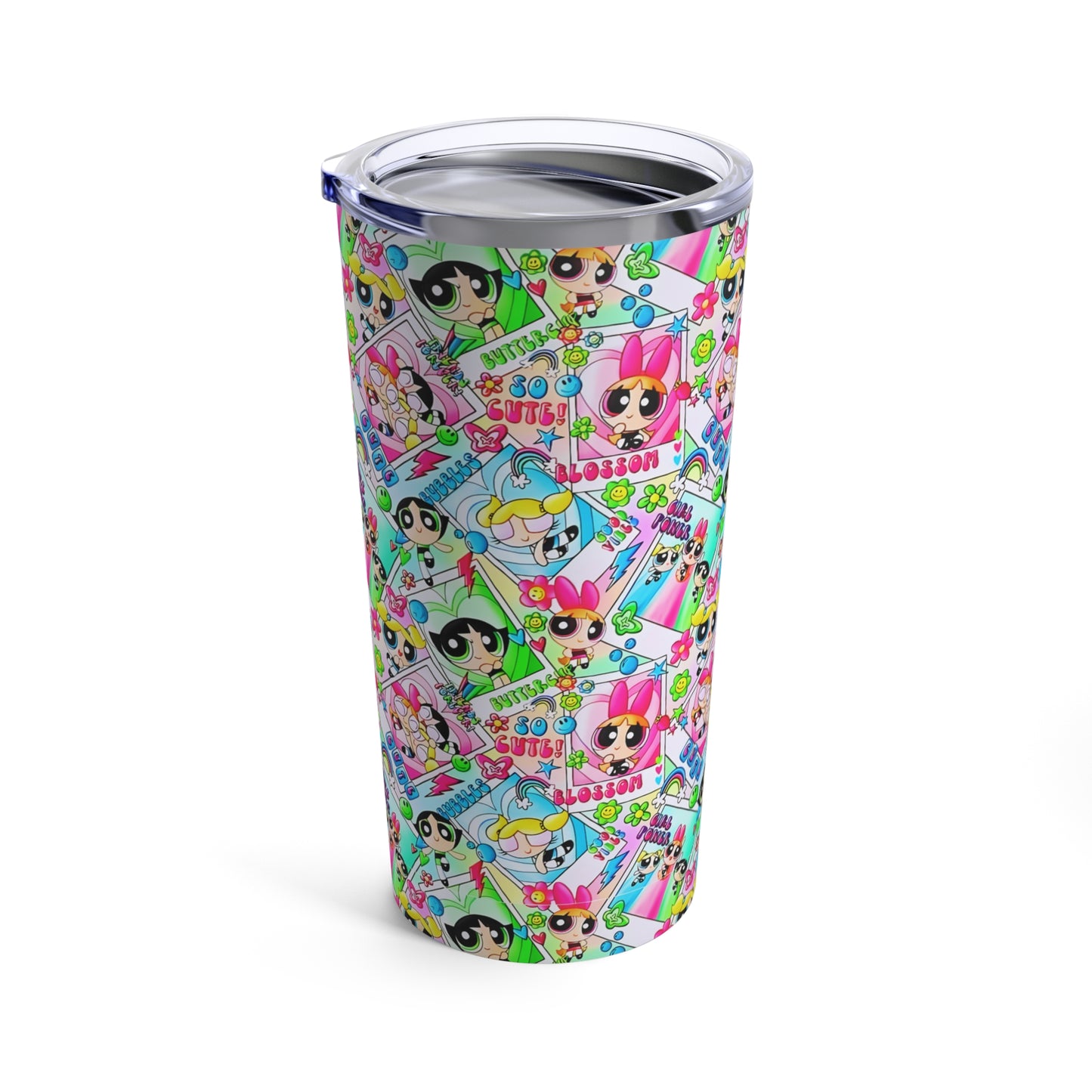 Power puff Girls Anime Design, 20oz Tumbler Cup