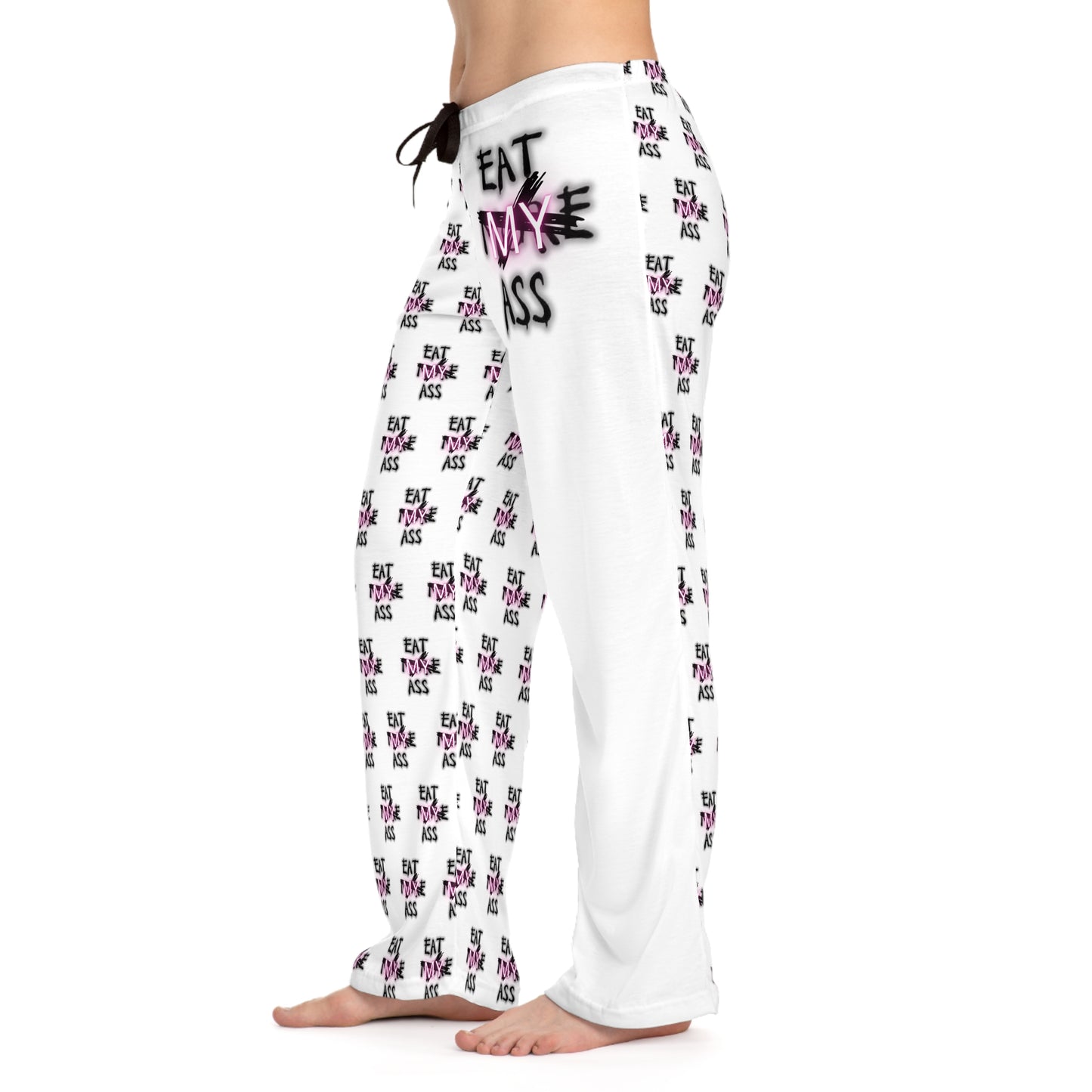 Women's Pajama Pants, "Eat My A***" Lounge Couple Wear