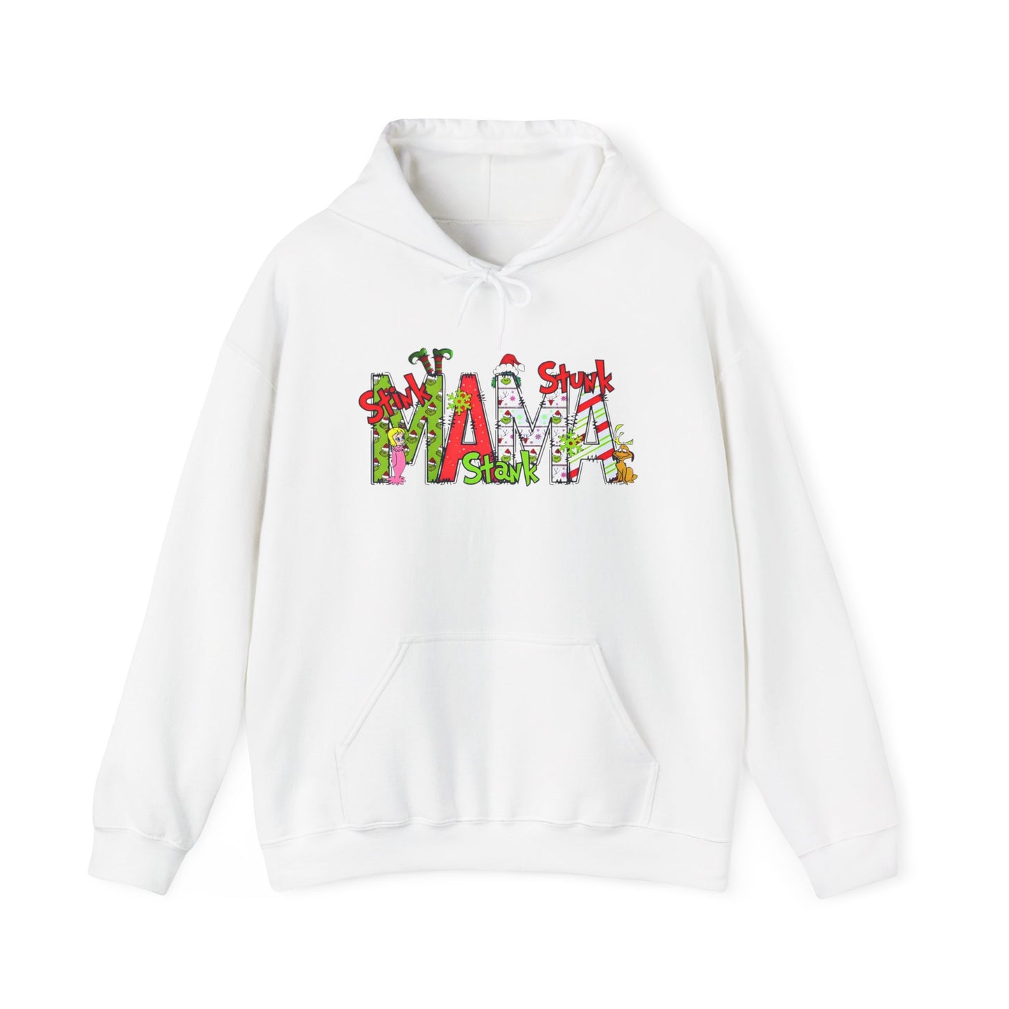 Personalized Mama Grinch Heavy Blend Hooded Sweatshirt, Womens Hoodie