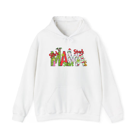 Personalized Mama Grinch Heavy Blend Hooded Sweatshirt, Womens Hoodie