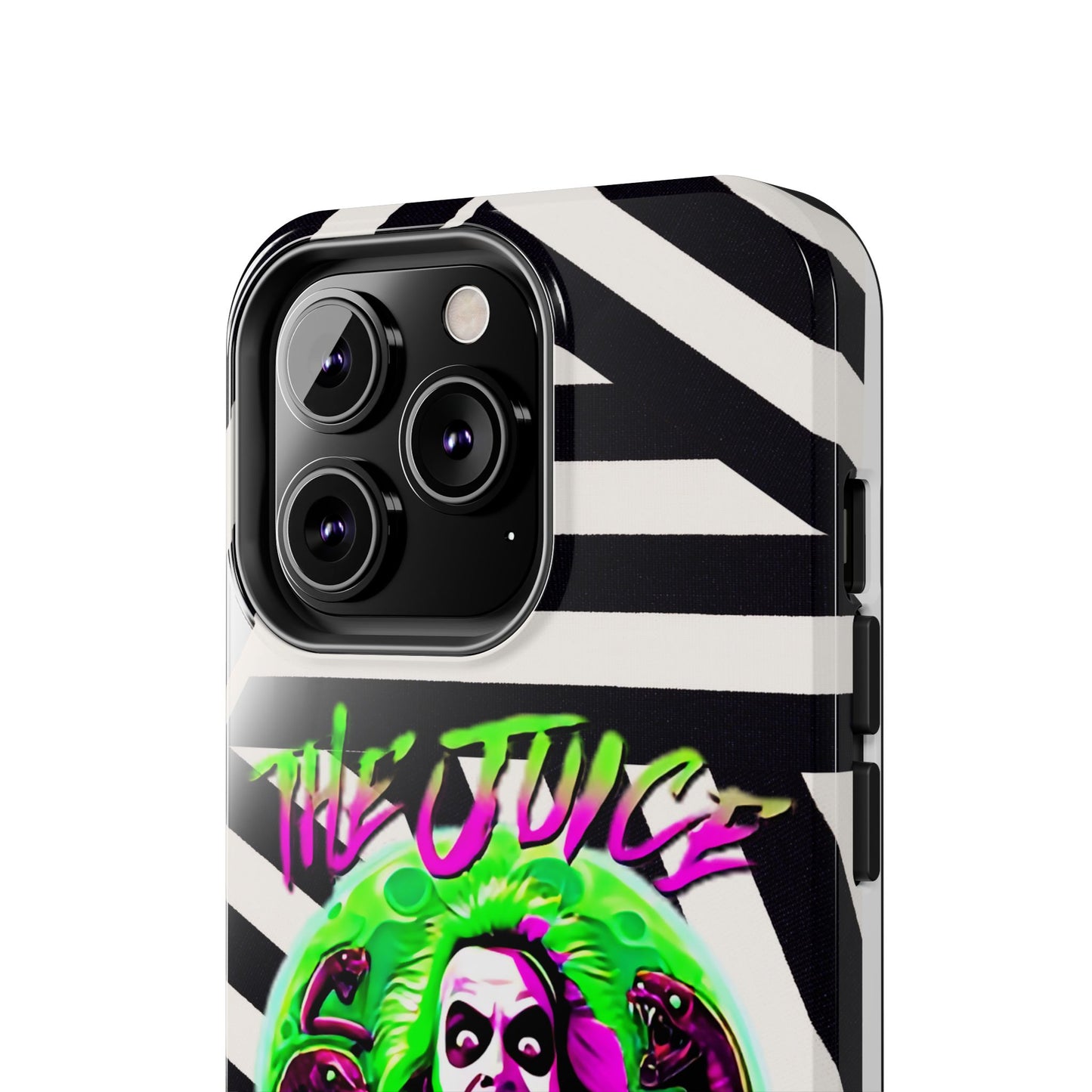 Apple iPhone Tough Case (13-15 Pro Max), Beetle Juice "The Juice Is Loose"