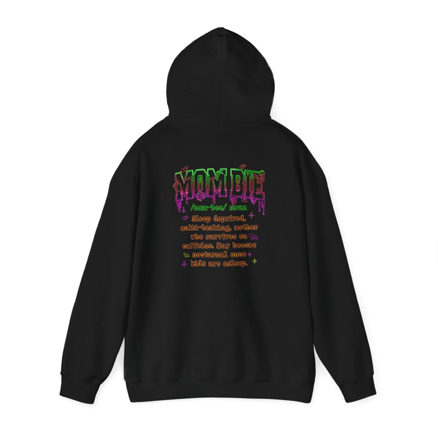 Women's, "Mombie" Hoodie, Heavy Blend Hooded Sweatshirt Halloween