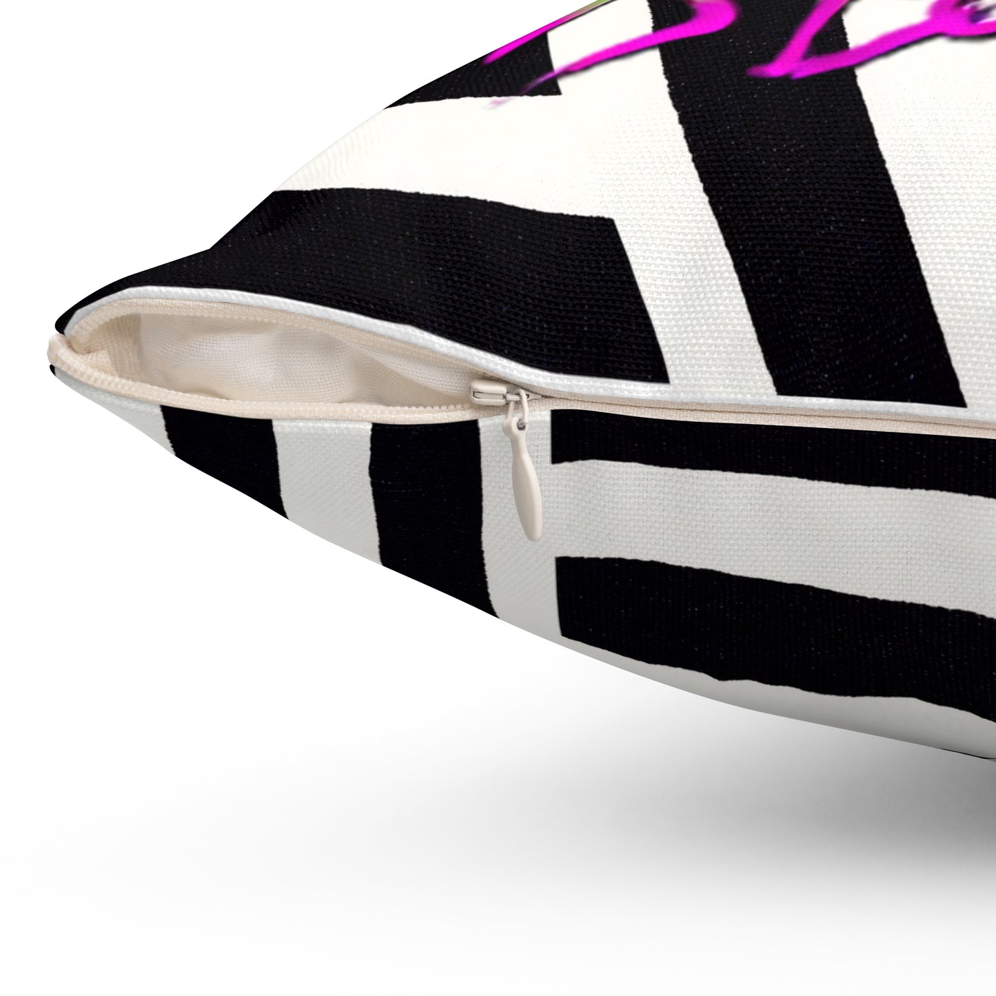 Beetle Juice, "The Juice Is Loose", Spun Polyester Square Throw Pillow, Halloween