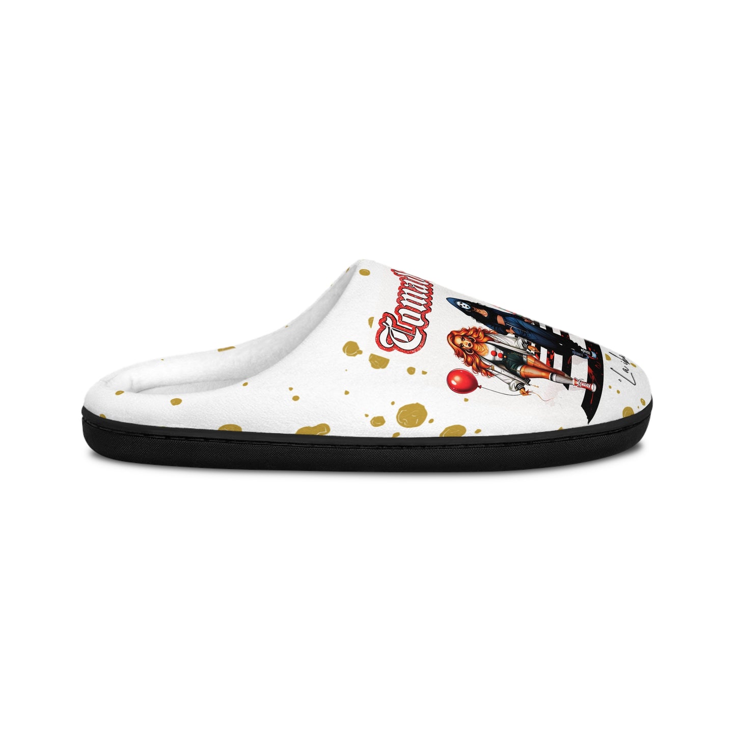 Women's/Latina Indoor Slippers, Bedroom/House Shoes, "Comadre Crew" FAFO Funny Gift