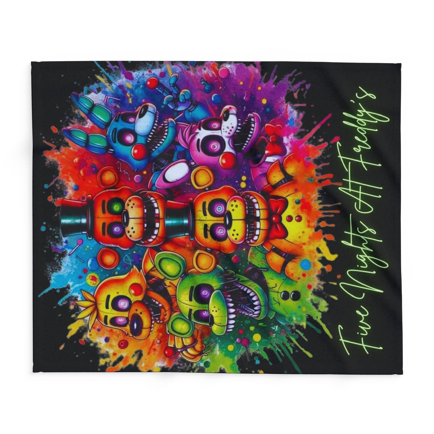 "Five Night's at Freddy's", Soft, Arctic Fleece Blanket (50x60")(60x80")