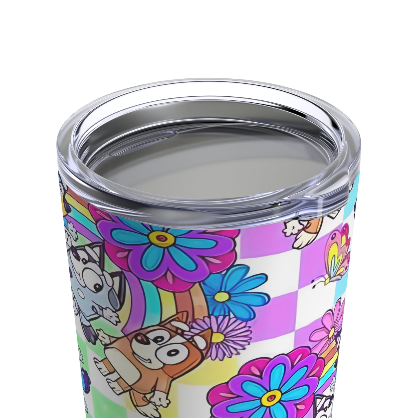 Stainless Steel Tumbler 20oz, Bluey Cartoon