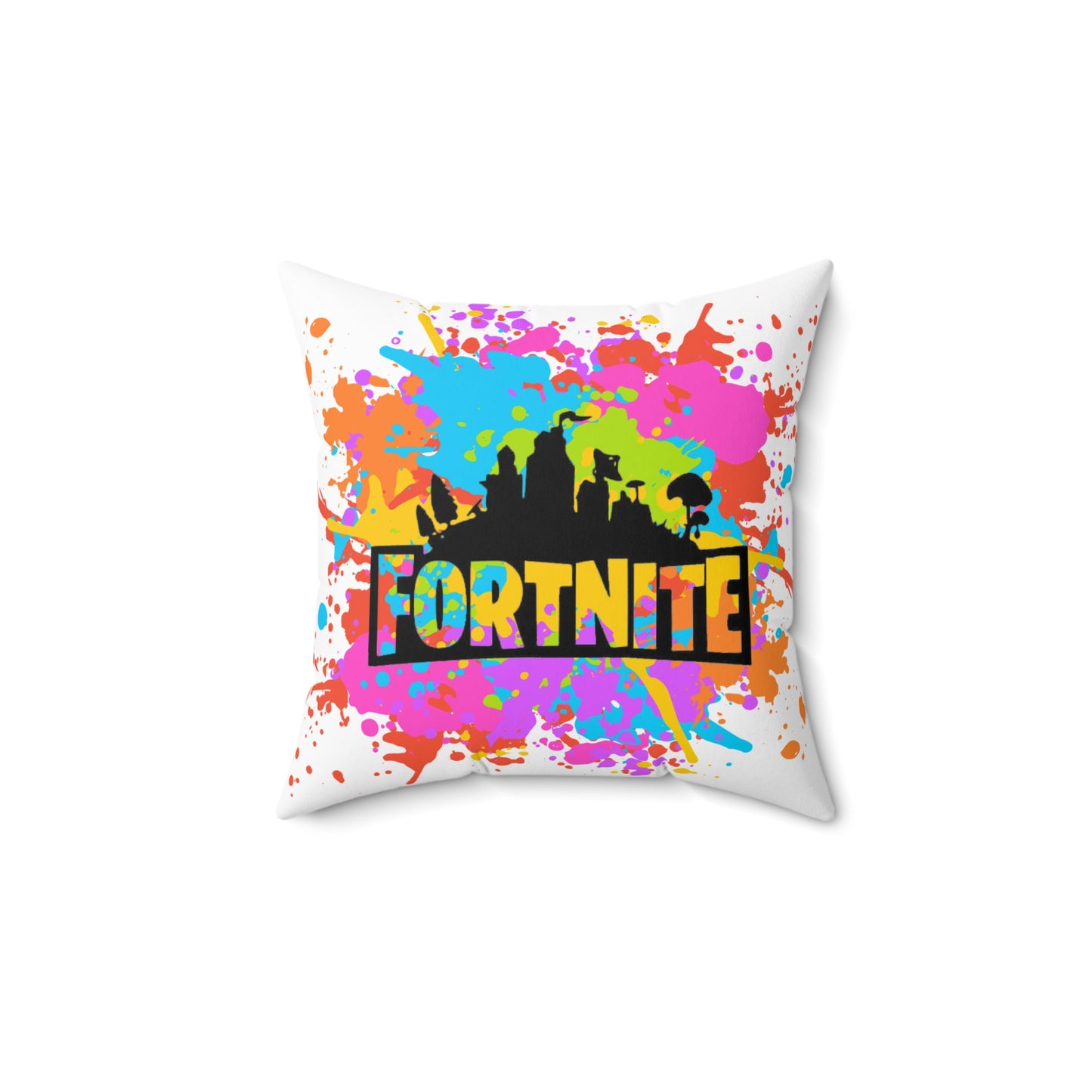 Fortnite, Throw Pillow, Spun Polyester, Square, 14x14" Gamer Pillow