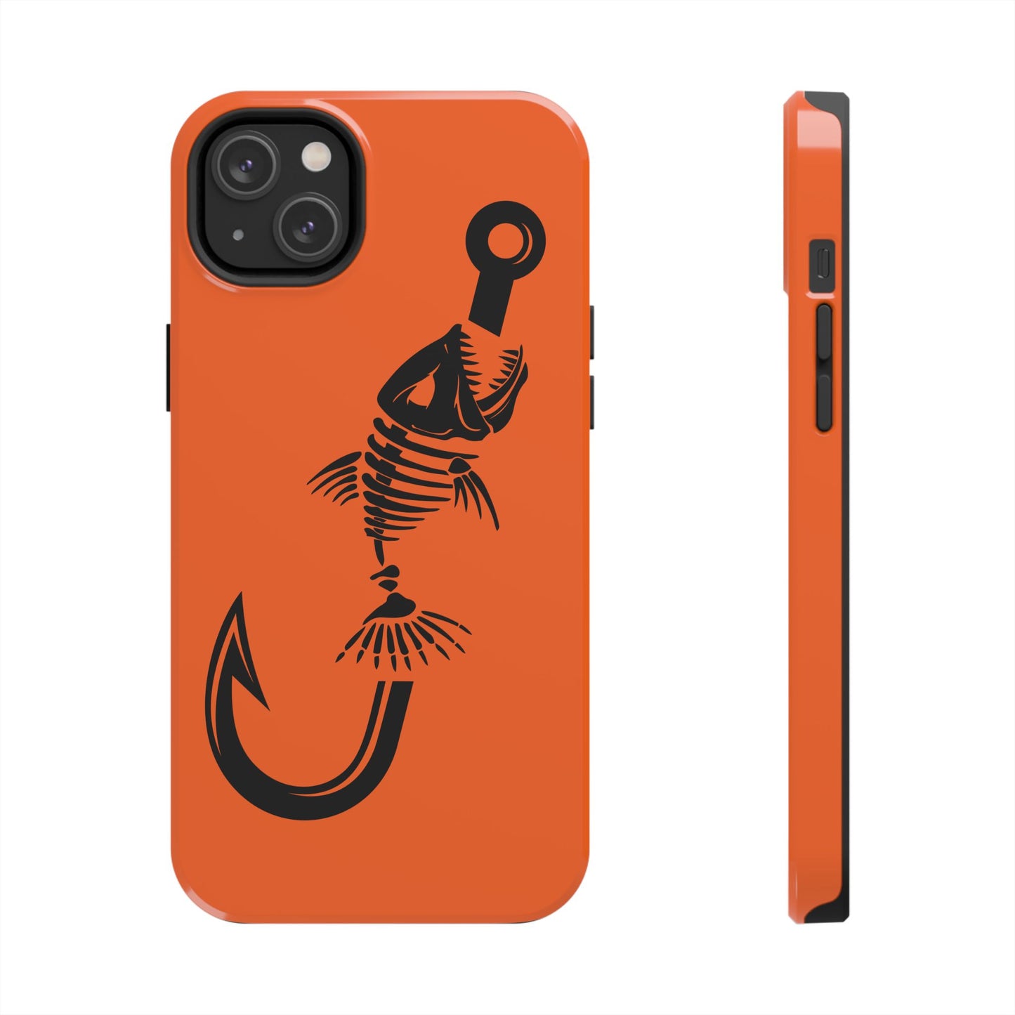 Apple iPhone (13-15 Pro Max), Resistant Tough Phone Cases, Fish Bone, Country, Fishing