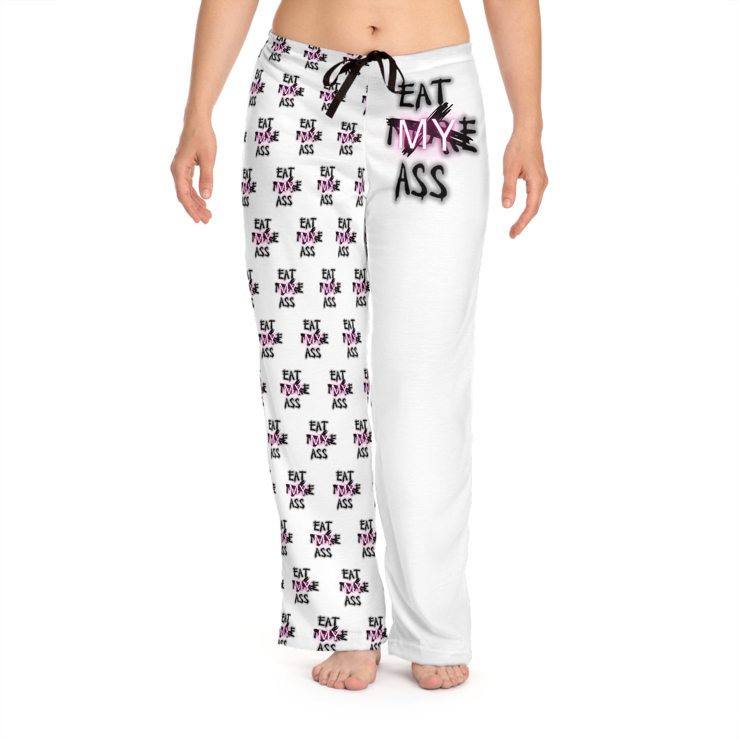 Women's Pajama Pants, "Eat My A***" Lounge Couple Wear