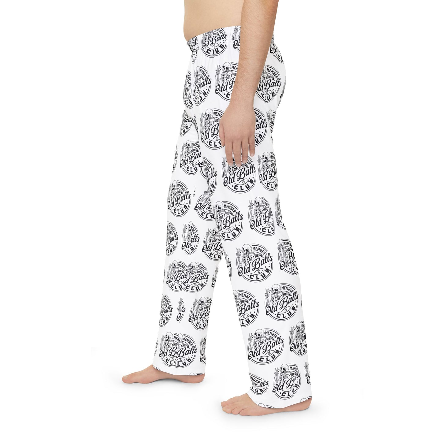 Men's Pajama Pants/ Loungewear "Old Balls Club", Funny/ Gift